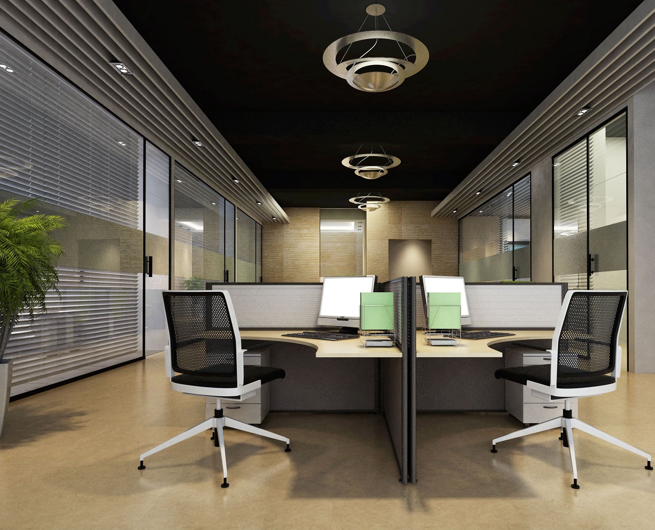 上海電氣科技公司上海靜安區辦公室裝修工程