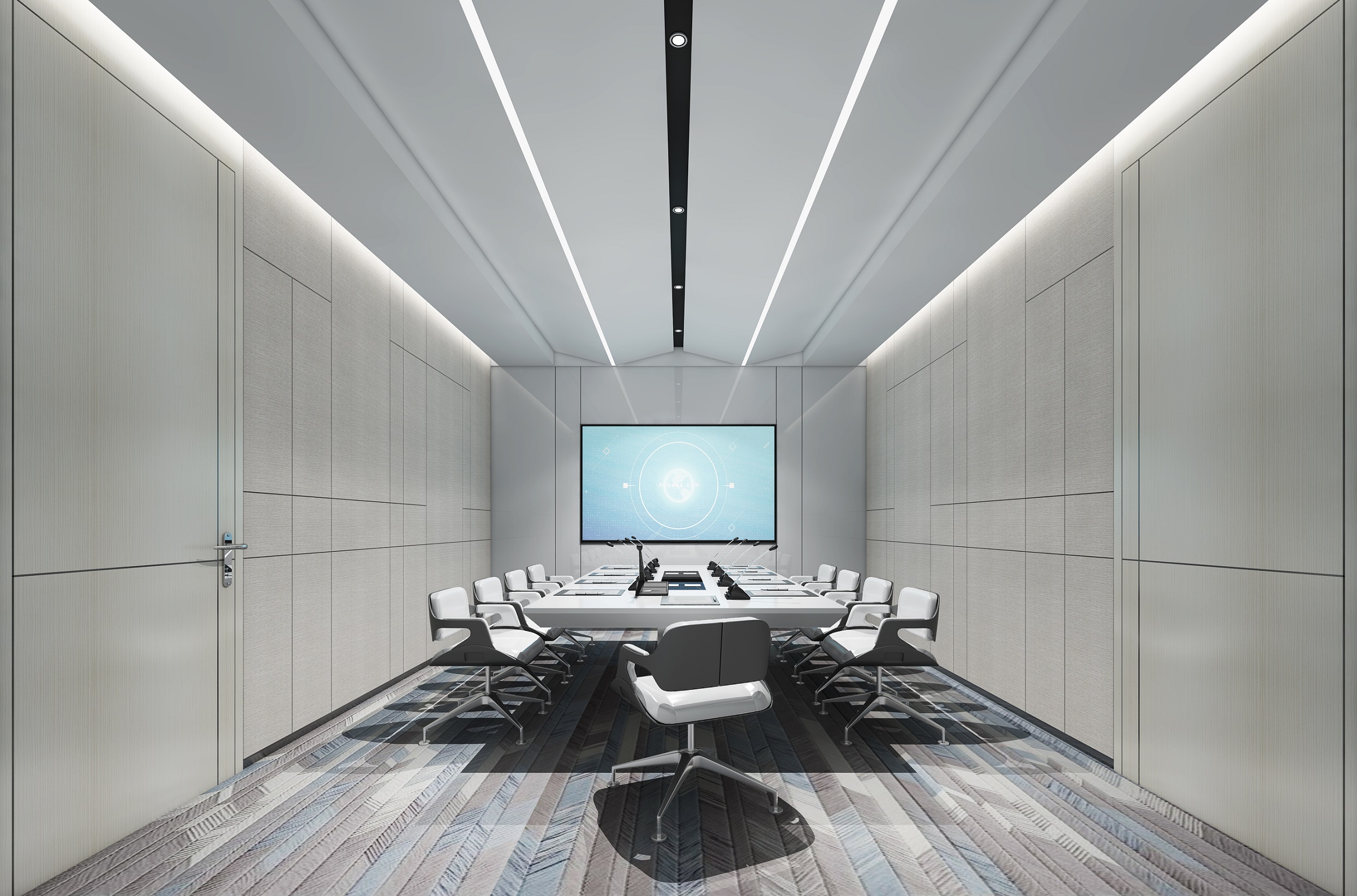 上海智能科技公司上海普陀區辦公室裝修