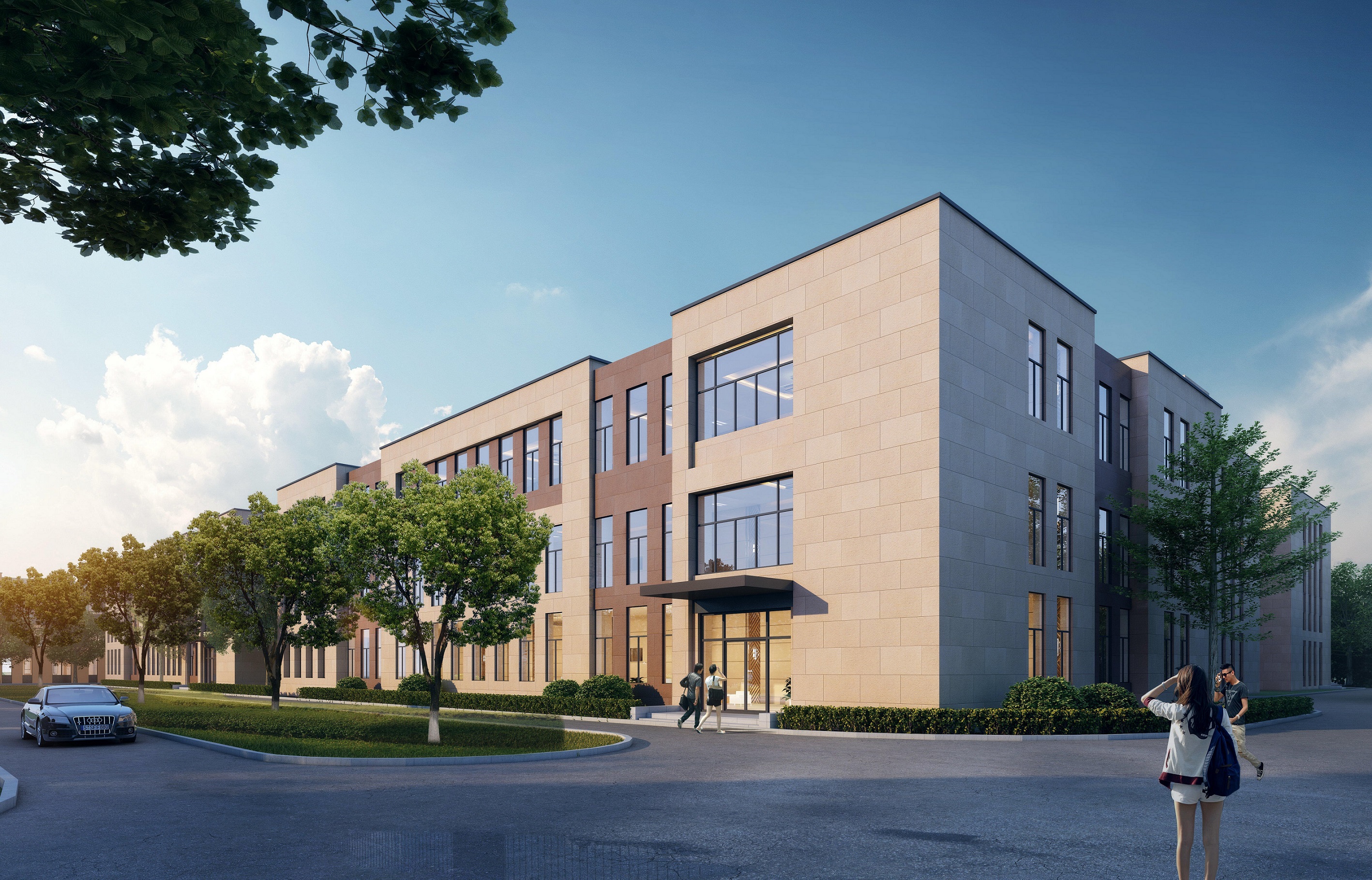 上海信息技術公司上海嘉定區(qū)廠房|辦公室裝修工程